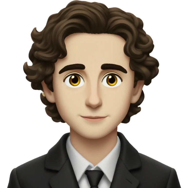 Timothee Chalamet in 'The French Dispatch' emoji