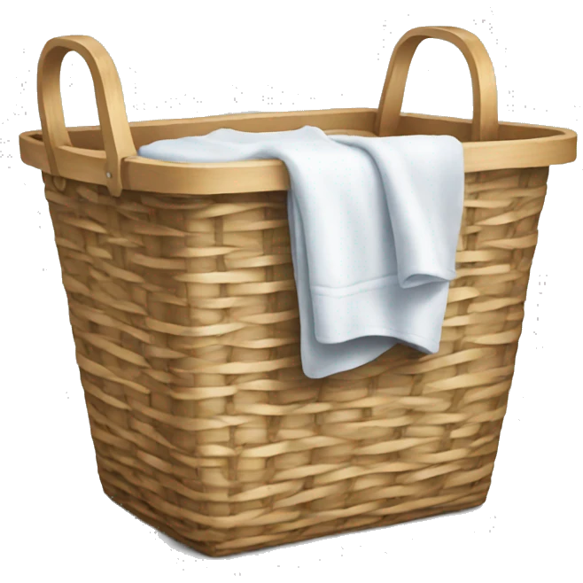 Laundry basket  emoji
