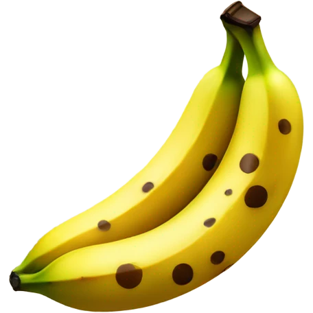 Banana with brown spots emoji