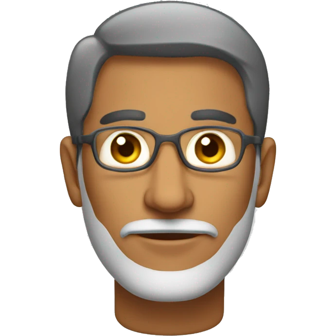  Mature Indian guy with stubble beard  emoji