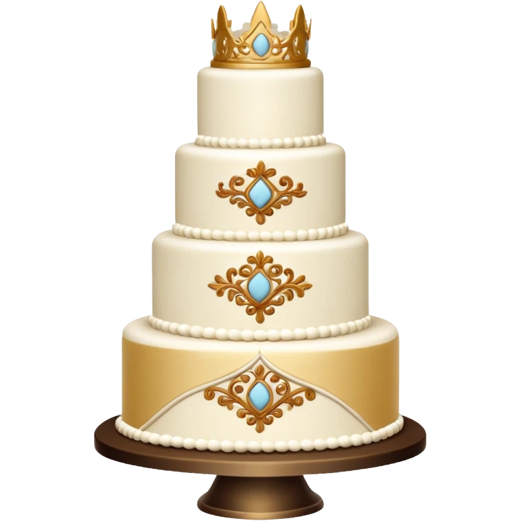 white wedding cake emoji