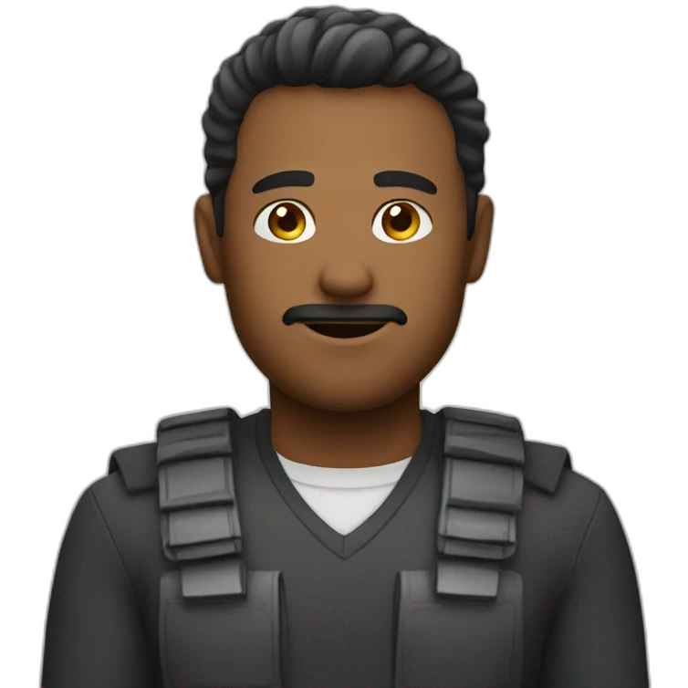 Man with stop Thanks And Regards emoji
