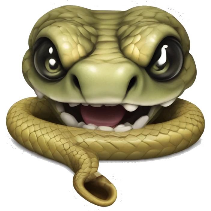 Serpiente con beso, canchero, moda emoji