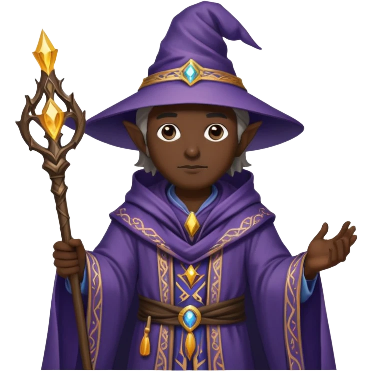 Dark fantasy wizard  emoji
