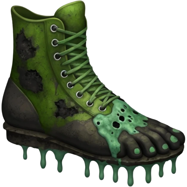 Moldy black guys foot emoji