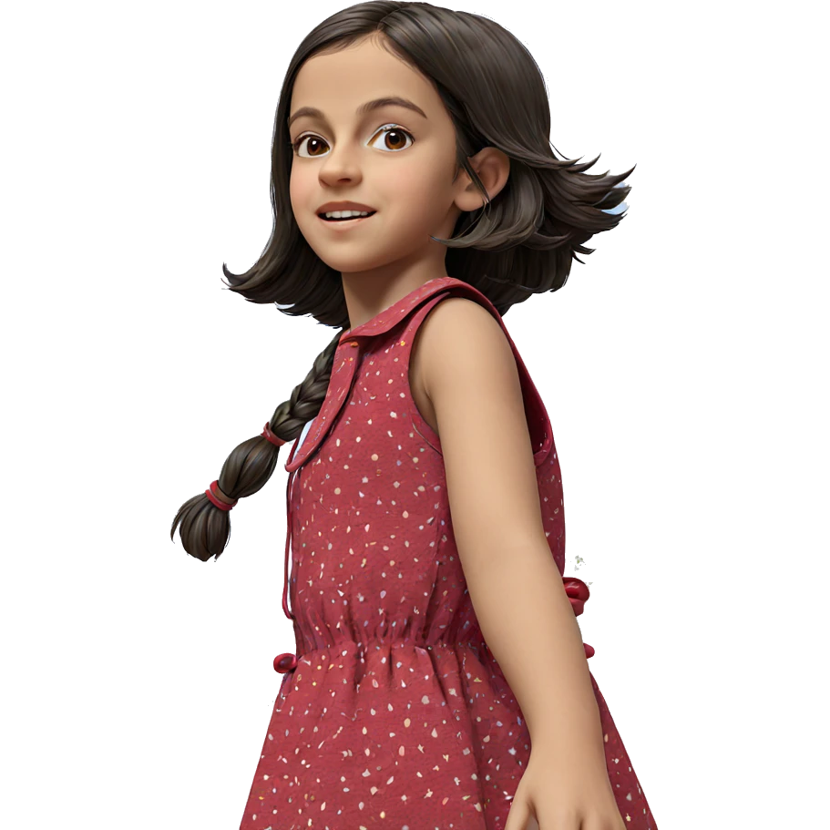 realistic portrait of a girl emoji