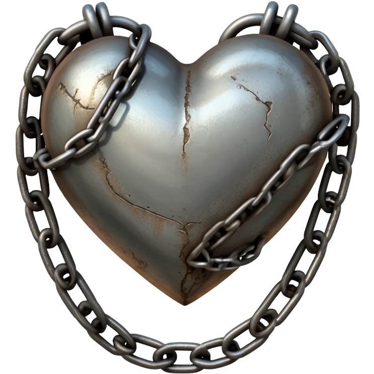 heart wrapped in chains emoji