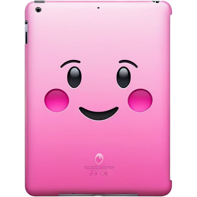 Pink iPad  emoji
