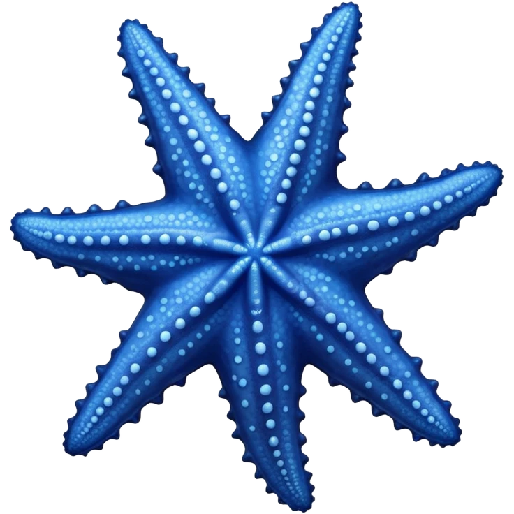 Blue sea star emoji