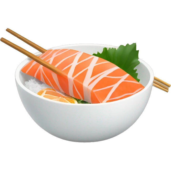 sashimi with chopsticks  emoji