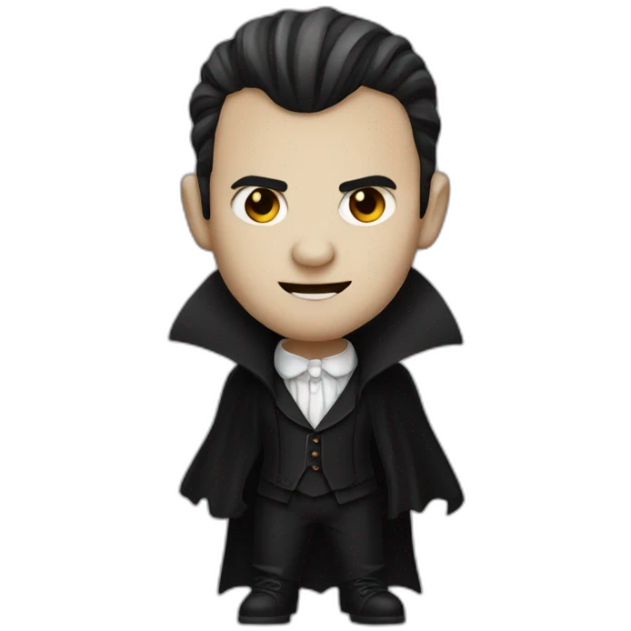 Vampire noir emoji