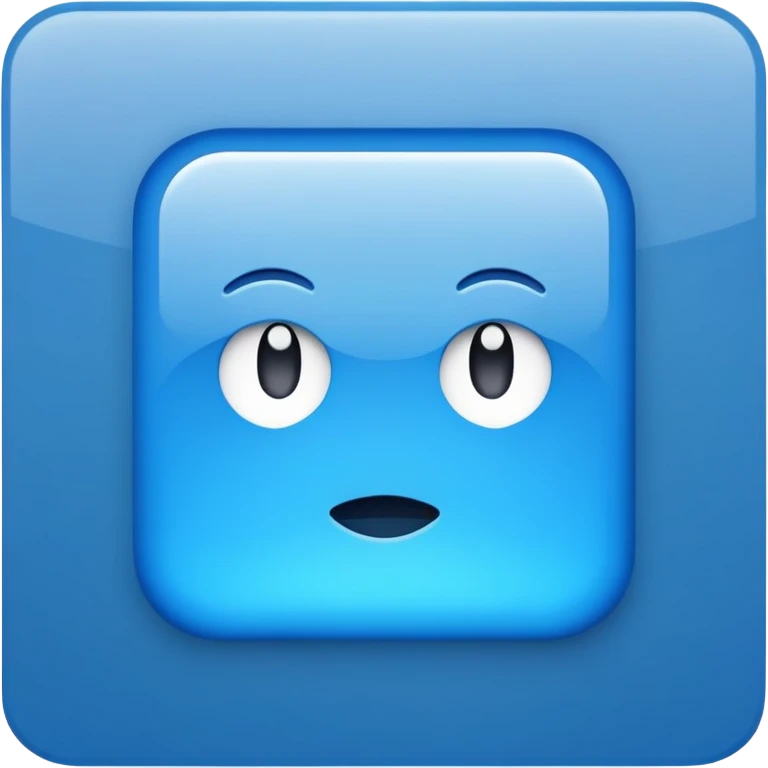 NO CAP text in a blue square emoji