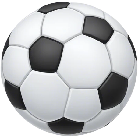 Flying soccer ball emoji