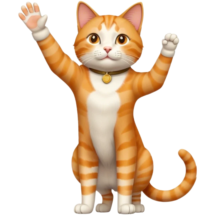 A cat saluting  emoji