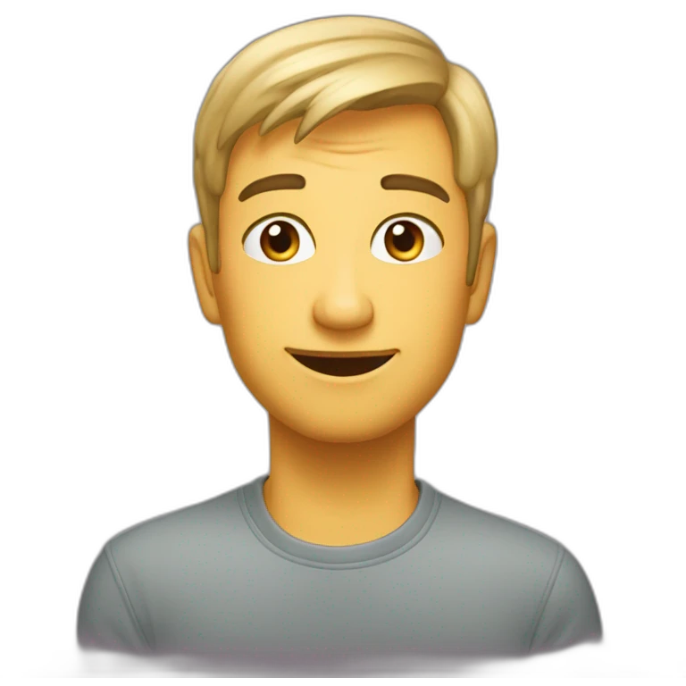Собака ест кость emoji