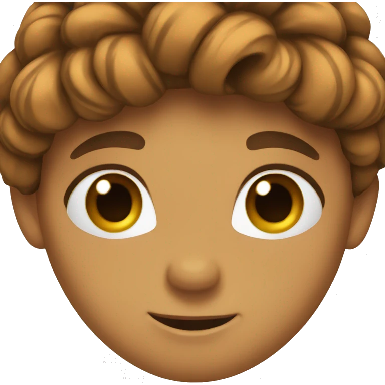 Brown bow emoji