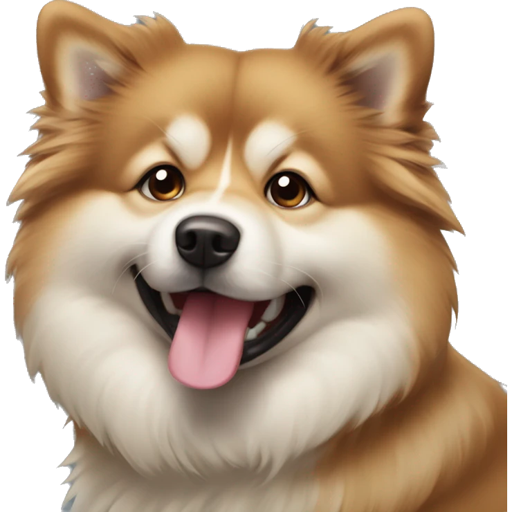 finnish-lapphund brown  emoji
