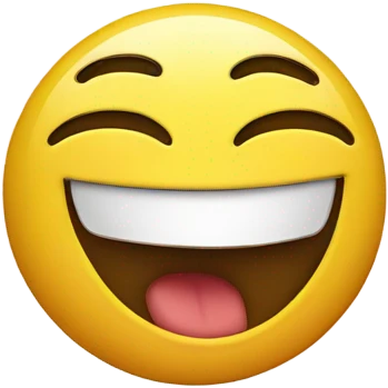 Smiling emoji with feet in the air emoji