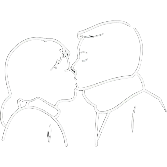 beautiful romantic kiss emoji