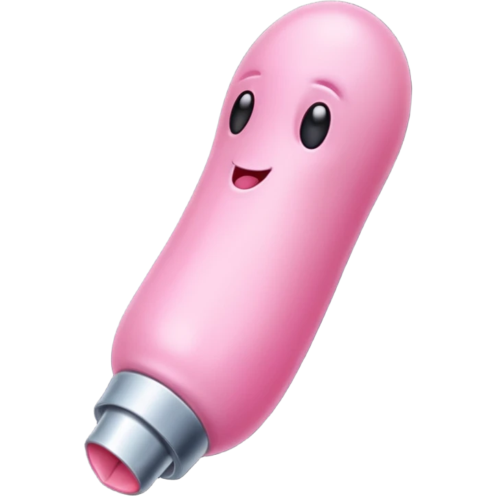 Реалистичный член с головкой розового цвета emoji