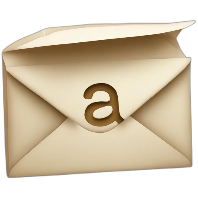 Letter A three-dimensional emoji