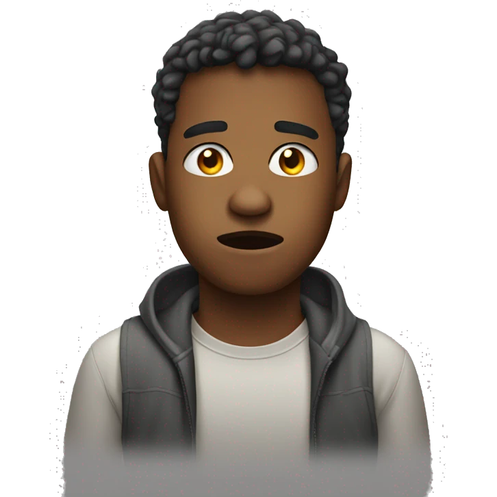 constipated young adult emoji