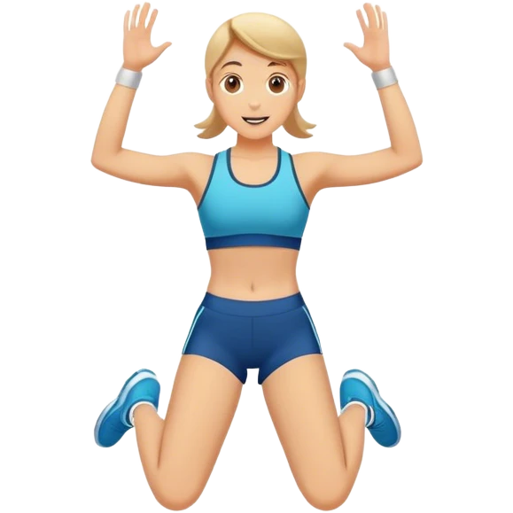 Jumping jacks  emoji