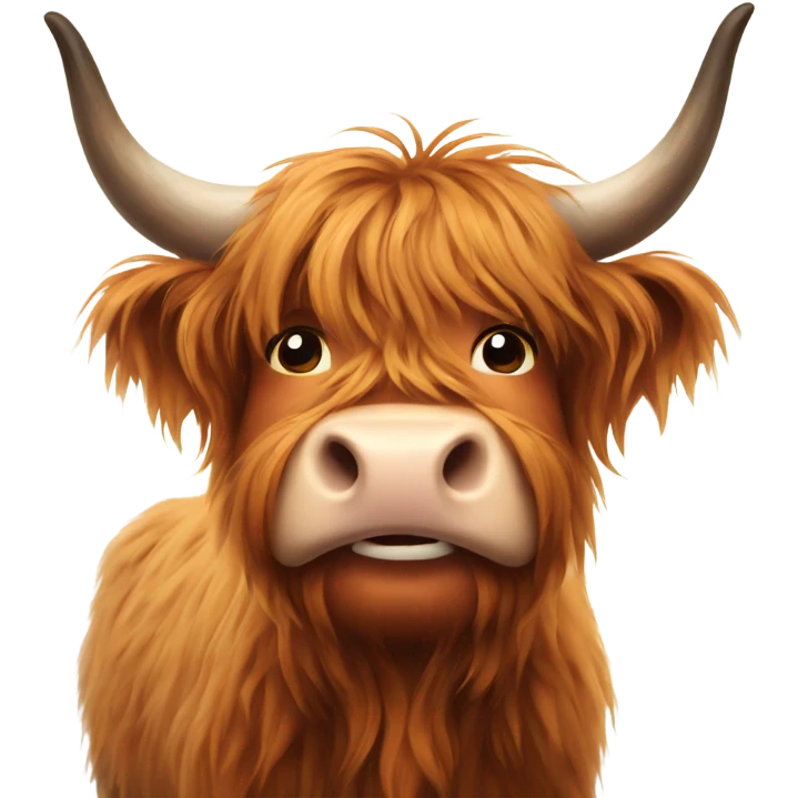 Highland cow emoji