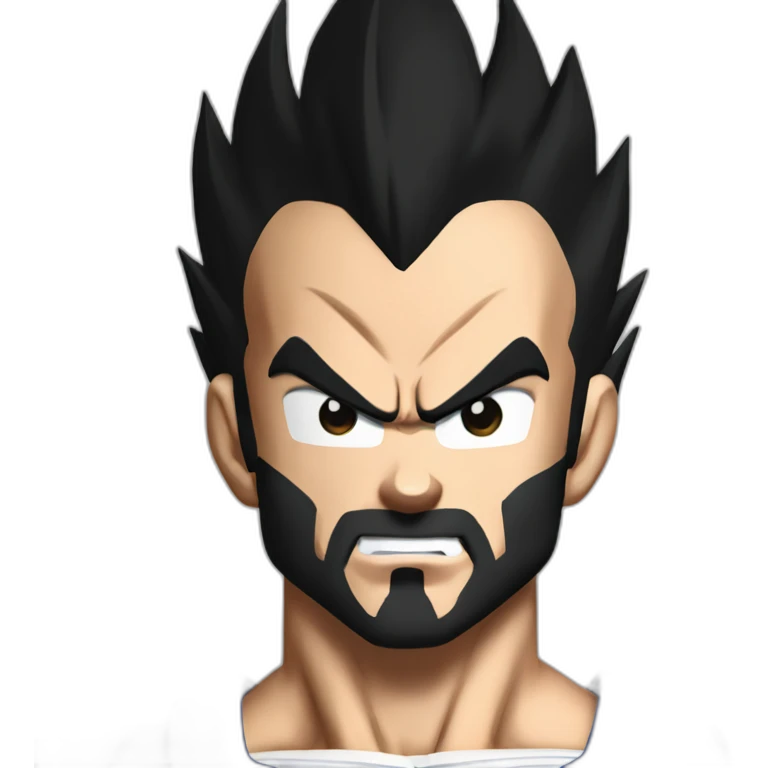 generate picture of vegeta from dragon ball z emoji