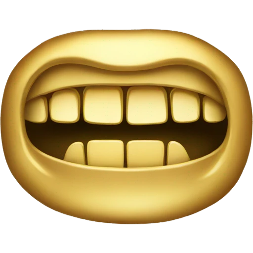gold grills emoji