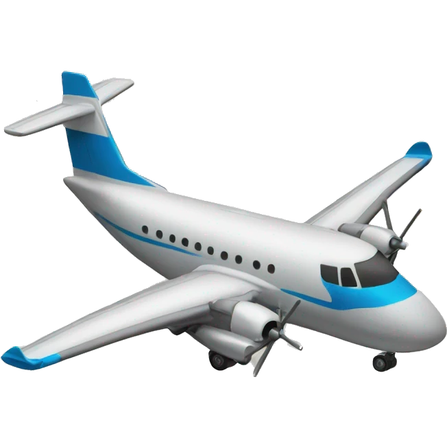Plane on airstrip emoji