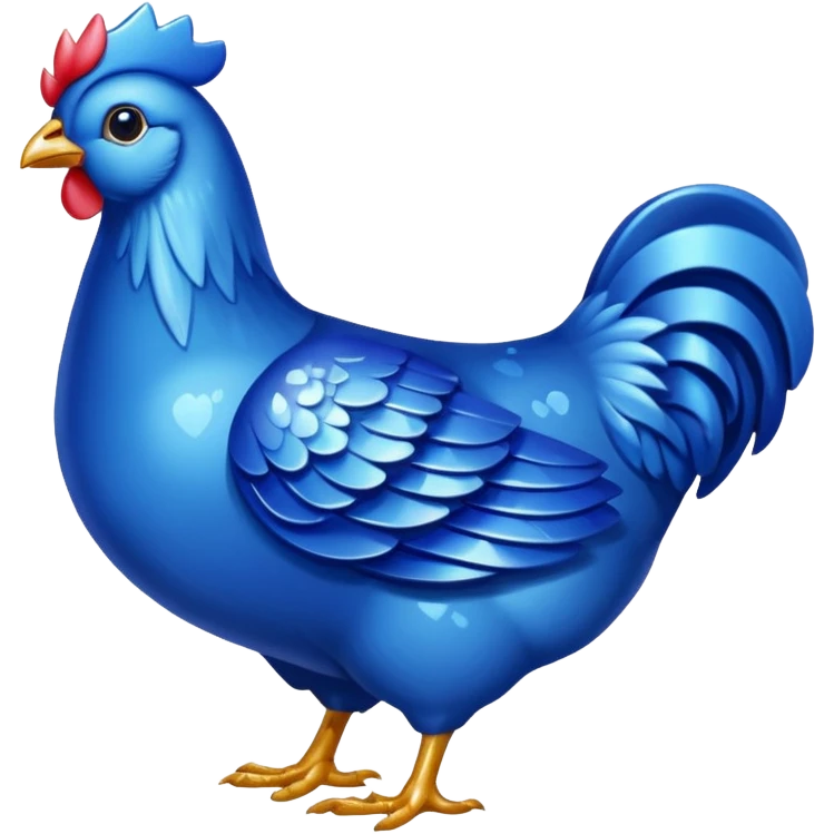 Sapphire Gem hen emoji