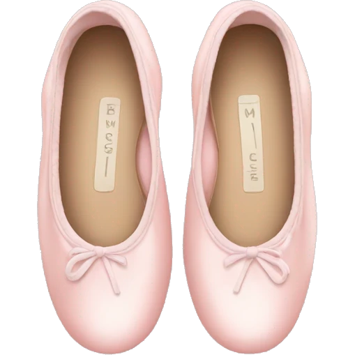 Pale pink ballet shoes emoji