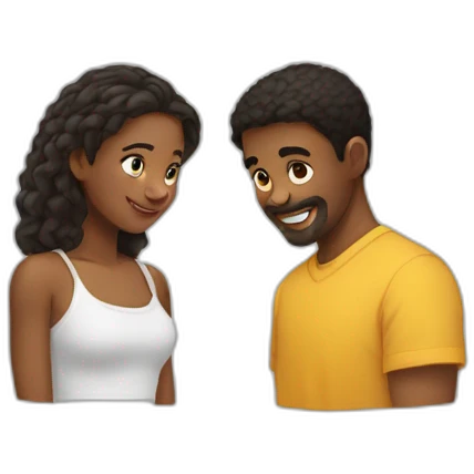 biily et amine emoji