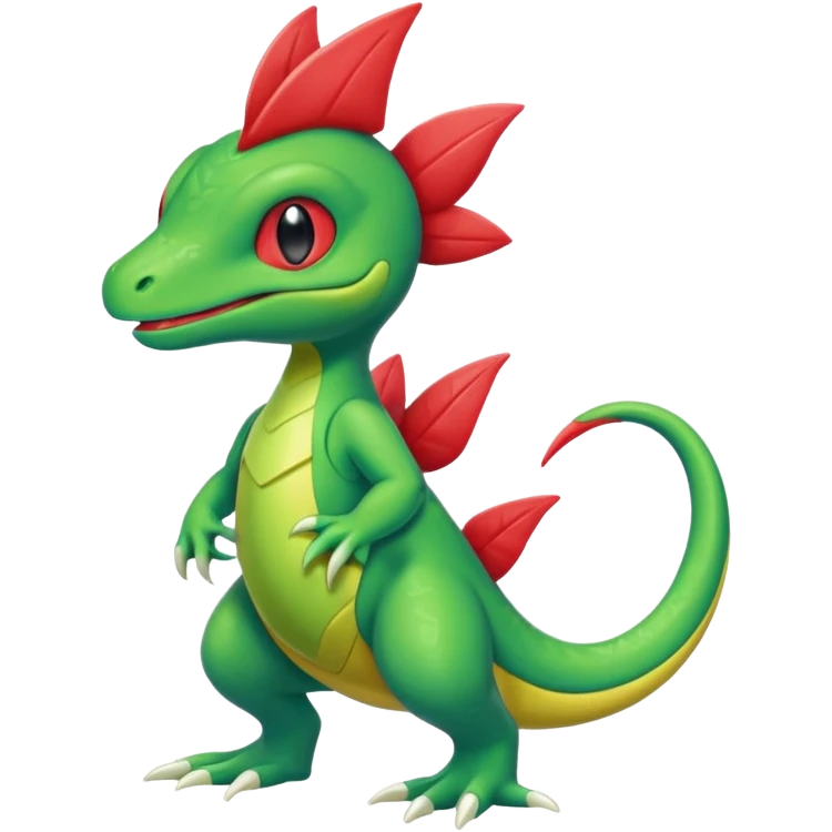 Nuzleaf-Grovyle-Axew-fusion emoji