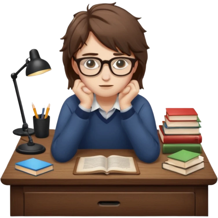 Сон на уроке в школе emoji