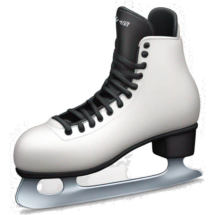 Fancy hockey ice skate emoji