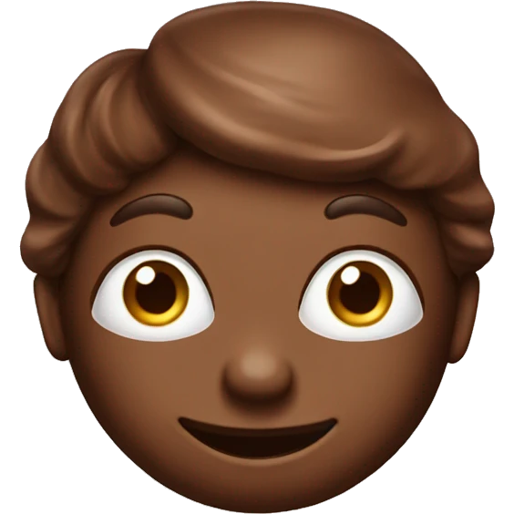 Milk chocolate without wrapper emoji