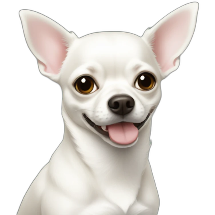 white chihuahua and me emoji