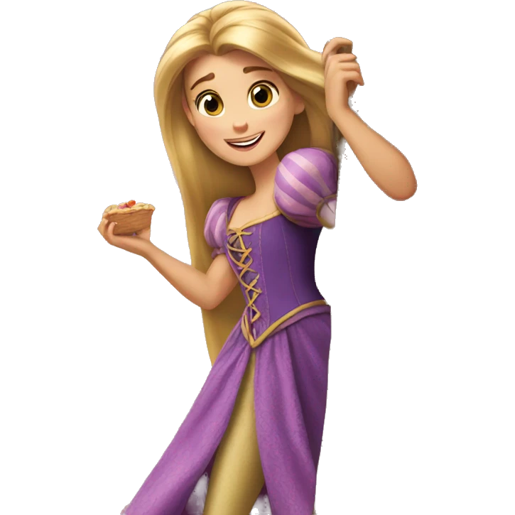 Rapunzel surprise emoji