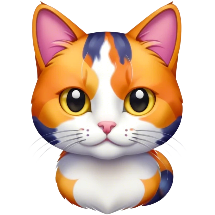 Gata calico emoji
