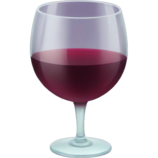 Big glas wine emoji