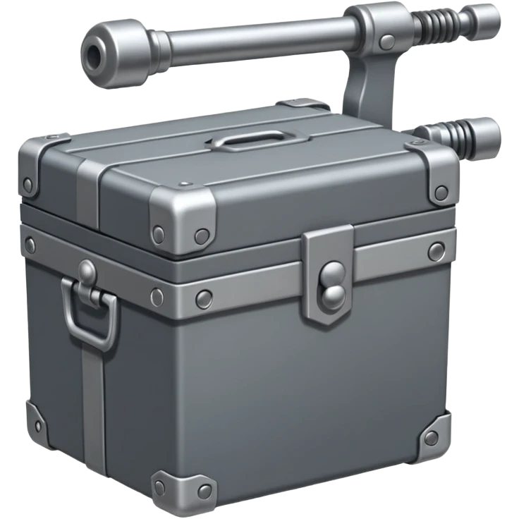 generate a very realistic box weapon  emoji