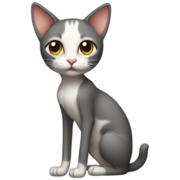 skinny cat emoji