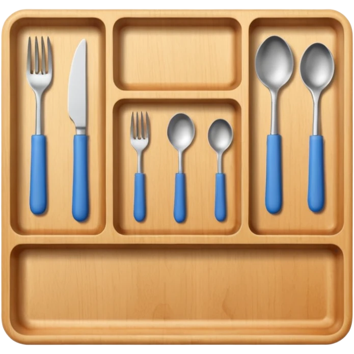 Cutlery tray emoji