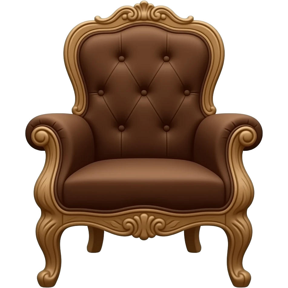 brown throne emoji