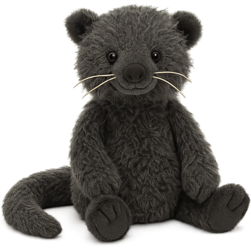 jellycat stuffed plush binturong emoji