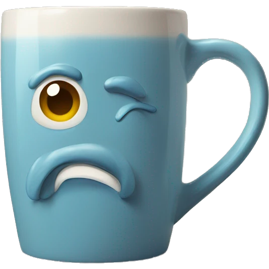 Artsy ceramic mug emoji
