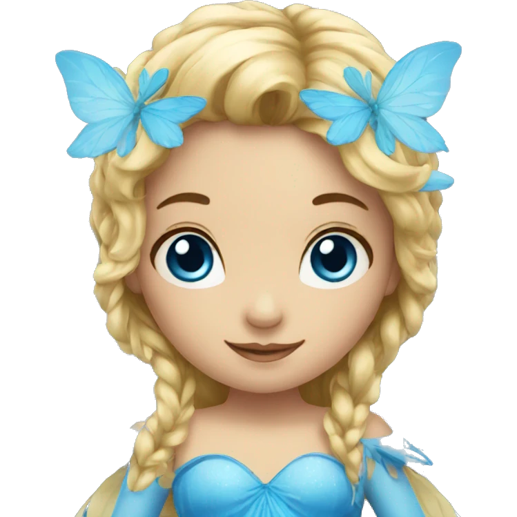 blue fairy emoji
