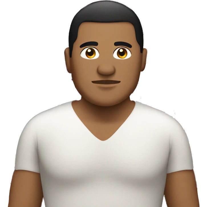 Samoan man with a flag behind emoji